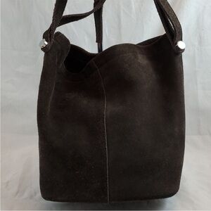 Urban Outfitters Bucket Bag Cow Suede Leather